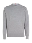 Tommy Hilfiger Rundhalspullover 1985 CREW NECK SWEATER grau