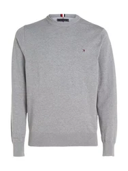 Tommy Hilfiger Rundhalspullover 1985 CREW NECK SWEATER grau