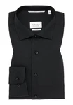 Eterna Businesshemd Slim Fit Langarm Schwarz/Dunkelgrau