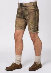 Stockerpoint Trachtenlederhose Franz Braun/Khaki/Beige
