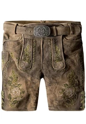 Stockerpoint Trachtenlederhose Franz Braun/Khaki/Beige