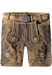Stockerpoint Trachtenlederhose Franz Braun/Khaki/Beige
