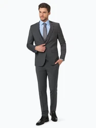 Finshley & Harding London Baukastenhose Grant IB Khaki/Dunkelgrau/Grau/Braun
