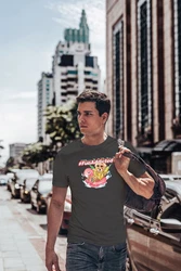 Neverless Print-Shirt Herren T-Shirt Teddy Schriftzug Fun Addicted Fashion mit Print Rosa/Rot/Gelb