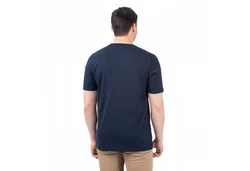 WOOD WOOD T-Shirt Logo Tee Dunkelblau