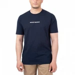 WOOD WOOD T-Shirt Logo Tee Dunkelblau