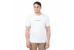 WOOD WOOD T-Shirt Logo Tee Weiß/Creme/Rot