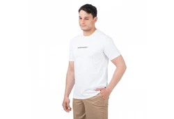 WOOD WOOD T-Shirt Logo Tee Weiß/Creme/Rot