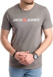 Jack & Jones Print Shirt mit Rundhalsausschnitt Khaki/Grau/Dunkelgrün/Schwarz/Braun