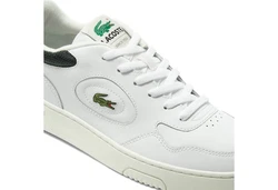 Lacoste Sportschuhe Lineset Sneaker mit Schnürung Dunkelgrün/Weiß/Creme