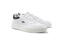 Lacoste Sportschuhe Lineset Sneaker mit Schnürung Dunkelgrün/Weiß/Creme