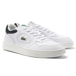 Lacoste Sportschuhe Lineset Sneaker mit Schnürung Dunkelgrün/Weiß/Creme