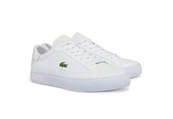 Lacoste POWERCOURT 1121 1 SMA Sneaker Weiß/Creme/Braun/Grau