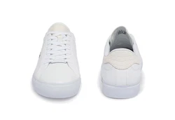 Lacoste POWERCOURT 1121 1 SMA Sneaker Weiß/Creme/Braun/Grau