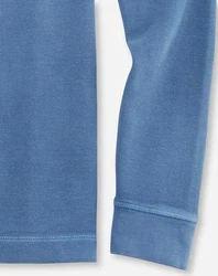 OLYMP Langarmshirt Casual Blau/Hellblau