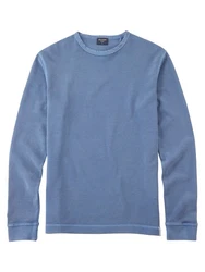 OLYMP Langarmshirt Casual Blau/Hellblau