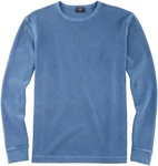 OLYMP Langarmshirt Casual Blau/Hellblau