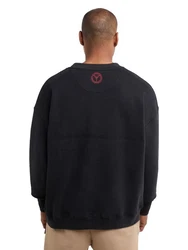 CARLO COLUCCI Sweatshirt De Tomas Khaki/Schwarz/Rot/Beige/Grau