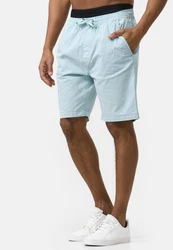 Indicode Chinoshorts Kelowna Hellblau