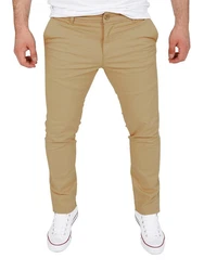 WOTEGA Herren Stoffhose Chino Style Glenn Khaki/Beige