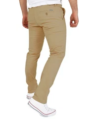 WOTEGA Herren Stoffhose Chino Style Glenn Khaki/Beige