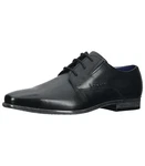 bugatti Schnürschuh Hellblau/Schwarz/Dunkelblau
