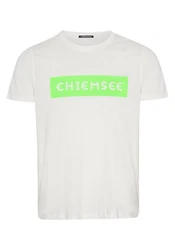 Chiemsee Print-Shirt T-Shirt mit Markenschriftzug Gelb/Grau/Grün/Weiß/Hellgrün/Rot