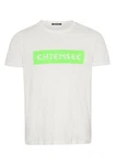 Chiemsee Print-Shirt T-Shirt mit Markenschriftzug Gelb/Grau/Grün/Weiß/Hellgrün/Rot