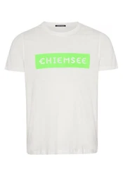 Chiemsee Print-Shirt T-Shirt mit Markenschriftzug Gelb/Grau/Grün/Weiß/Hellgrün/Rot