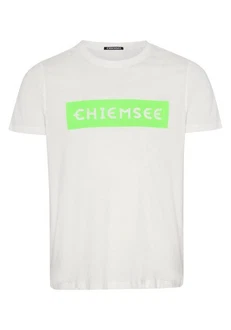 Chiemsee Print-Shirt T-Shirt mit Markenschriftzug Gelb/Grau/Grün/Weiß/Hellgrün/Rot