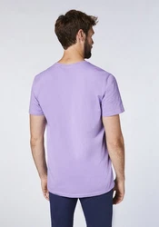 Chiemsee Print-Shirt T-Shirt mit Art-Frontprint (1) Lila