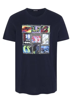 Chiemsee Print-Shirt T-Shirt mit Art-Frontprint (1) Dunkelblau/Mischfarben/Blau Chiemsee Print-Shirt T-Shirt mit Art-Frontprint (1) Dunkelblau/Mischfarben/Blau