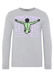 Chiemsee Longsleeve Langarmshirt Lila/Grau/Grün/Rot