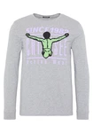 Chiemsee Longsleeve Langarmshirt Lila/Grau/Grün/Rot