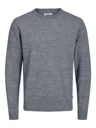 Jack & Jones Strickpullover JJEBASIC KNIT CREW NECK Marineblau (5868)