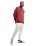 CARLO COLUCCI Sweatshirt De Tomas Dunkelrot/Bordeaux/Rot