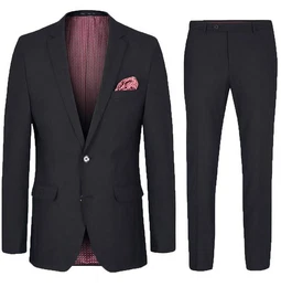 Anzug Herrenanzug modern slim fit Anzug fr Mnner - stretch (Set, 2-tlg., Sakko mit Hose)