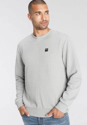 AJC Sweatshirt Rundhalsausschnitt Grau/Hellgrau