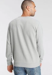 AJC Sweatshirt Rundhalsausschnitt Grau/Hellgrau