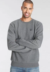 AJC Sweatshirt Rundhalsausschnitt unifarben