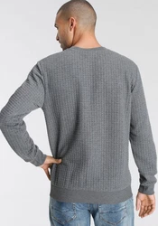 AJC Sweatshirt Rundhalsausschnitt unifarben