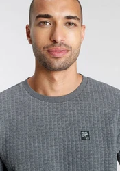 AJC Sweatshirt Rundhalsausschnitt unifarben