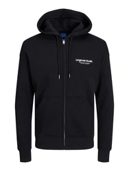 Jack & Jones Sweatjacke schwarz/wei