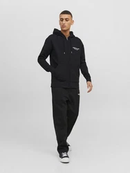 Jack & Jones Sweatjacke schwarz/wei