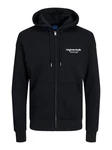 Jack & Jones Sweatjacke schwarz/wei