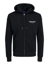 Jack & Jones Sweatjacke schwarz/wei