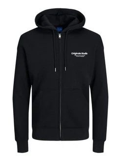 Jack & Jones Sweatjacke schwarz/wei