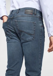 bugatti Regular-fit 5-Pocket Jeans Flexcity Blau/Hellblau