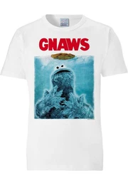 T-Shirt Sesamstrasse Krmelmonster mit bequemem Crew Neck