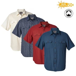 ROYAL ROBBINS Poloshirt Cool Mesh Hemd Pastell/Hellblau/Beige/Blau